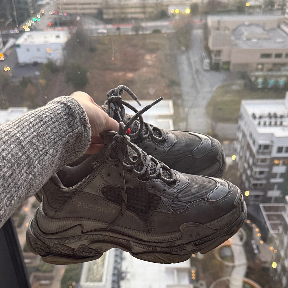 Balenciaga Unisex Gray Sneakers